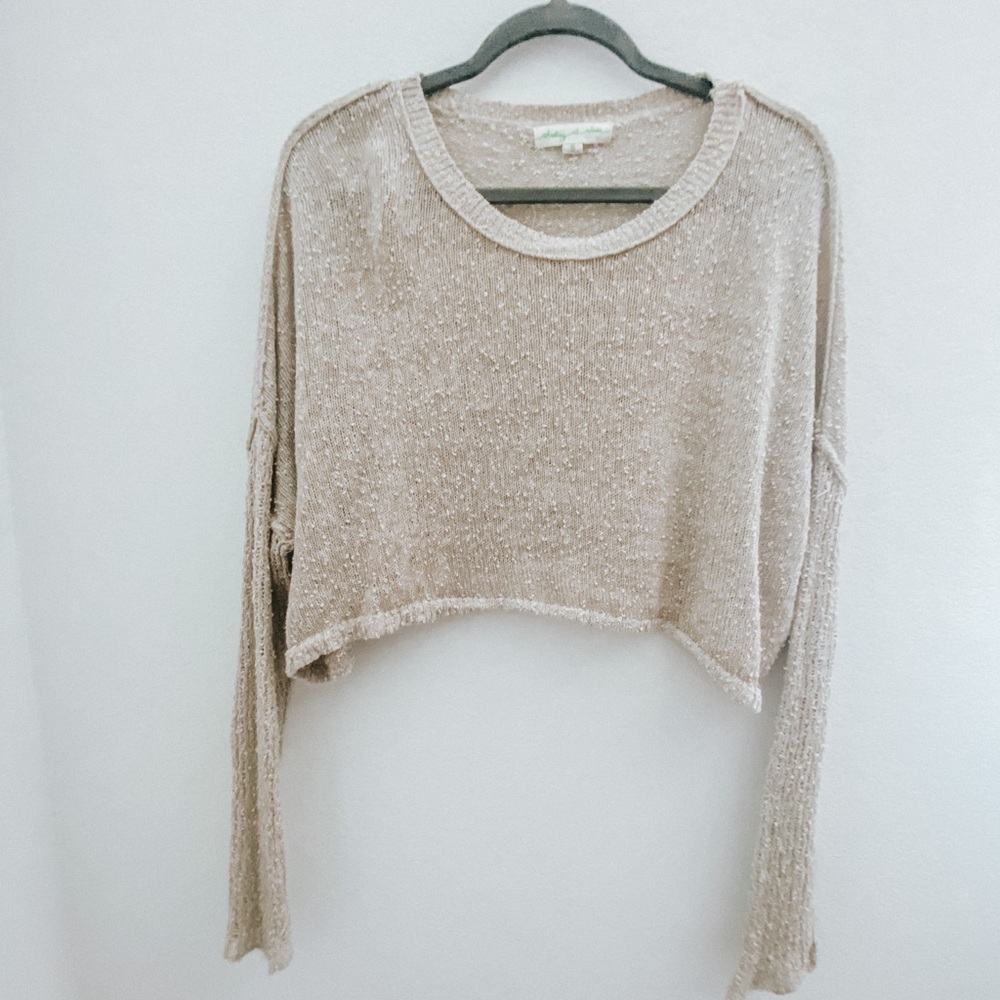 Crop Lightweight Sweater